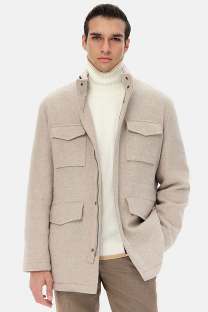 Ds Damat Regular Fit Taş Düz Mont