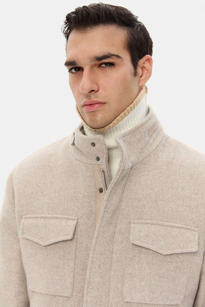 Ds Damat Regular Fit Taş Düz Mont