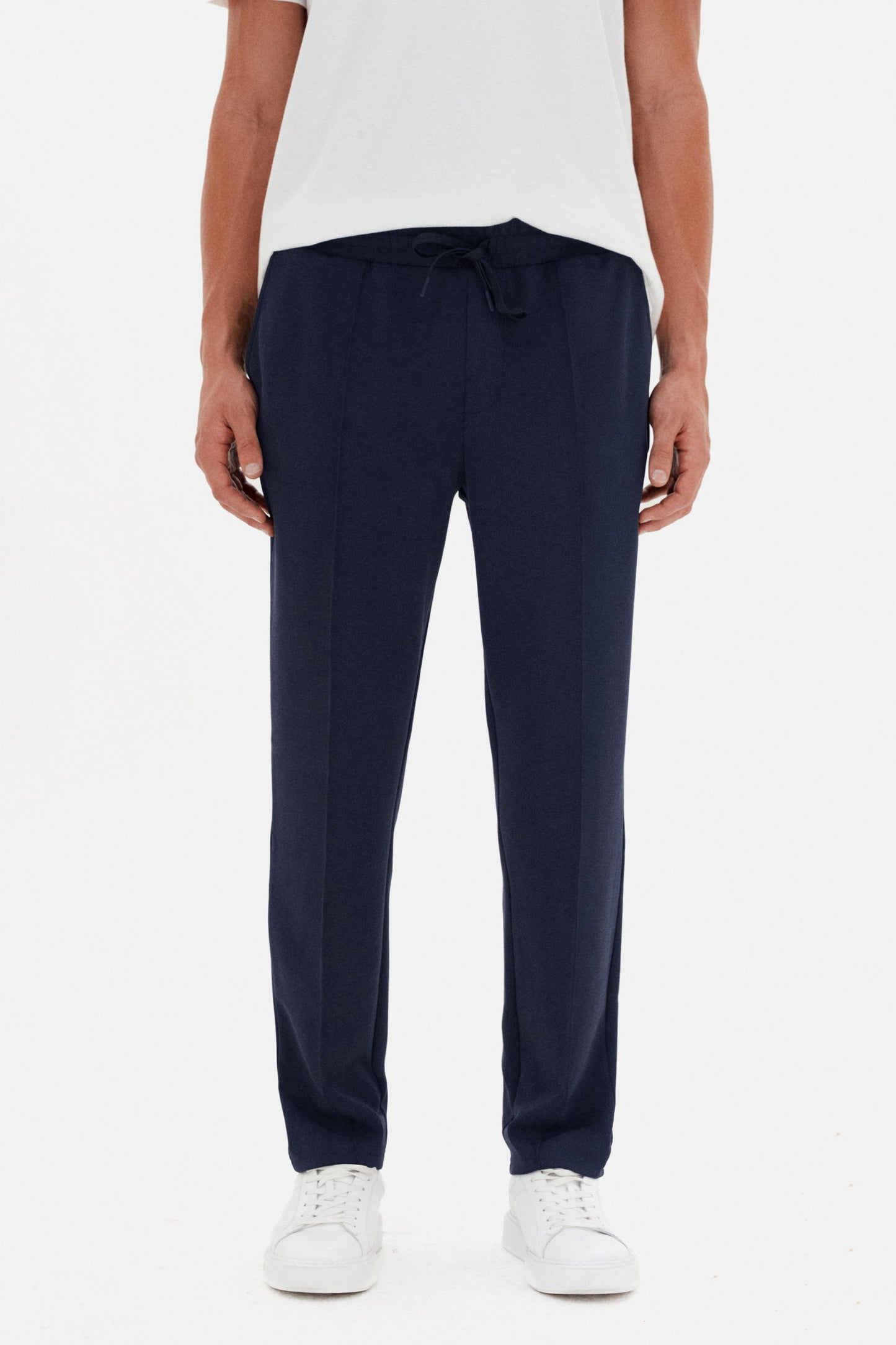 Ds Damat Regular Fit Lacivert Düz Eşofman Alt