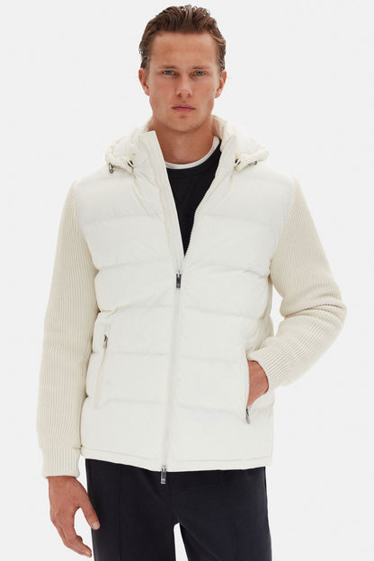 Ds Damat Regular Fit Ekru Düz Mont