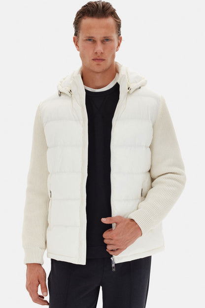 Ds Damat Regular Fit Ekru Düz Mont