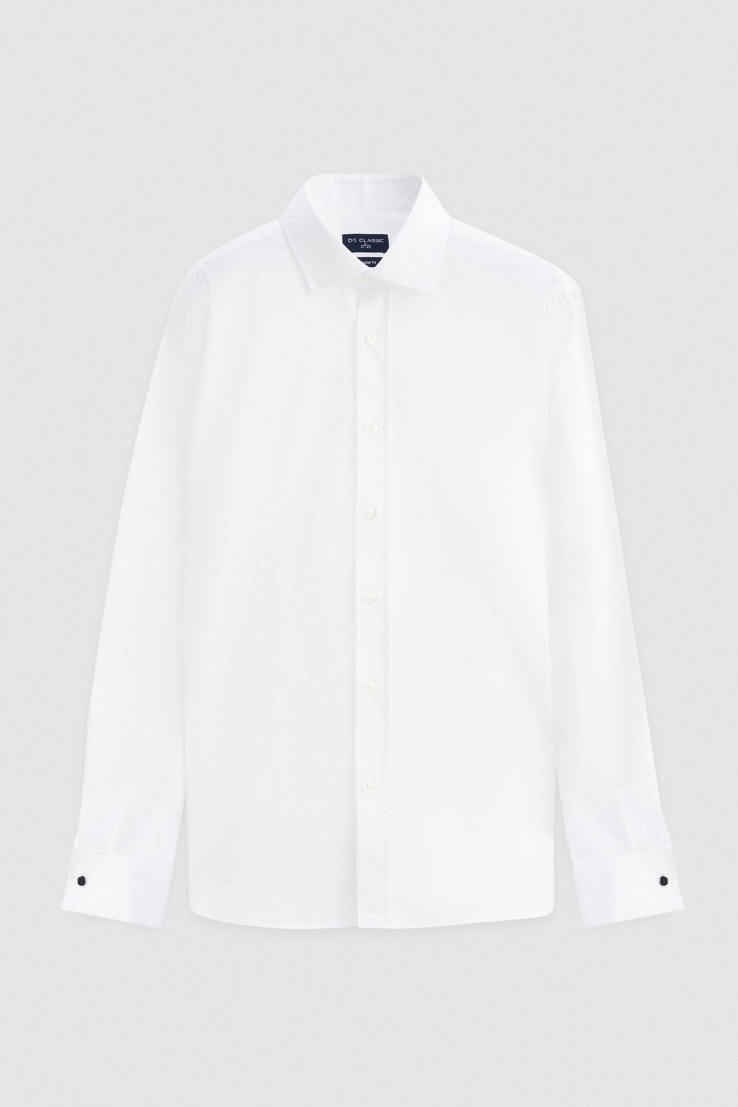 Ds Damat Slim Fit Beyaz Düz Nano Care Gömlek
