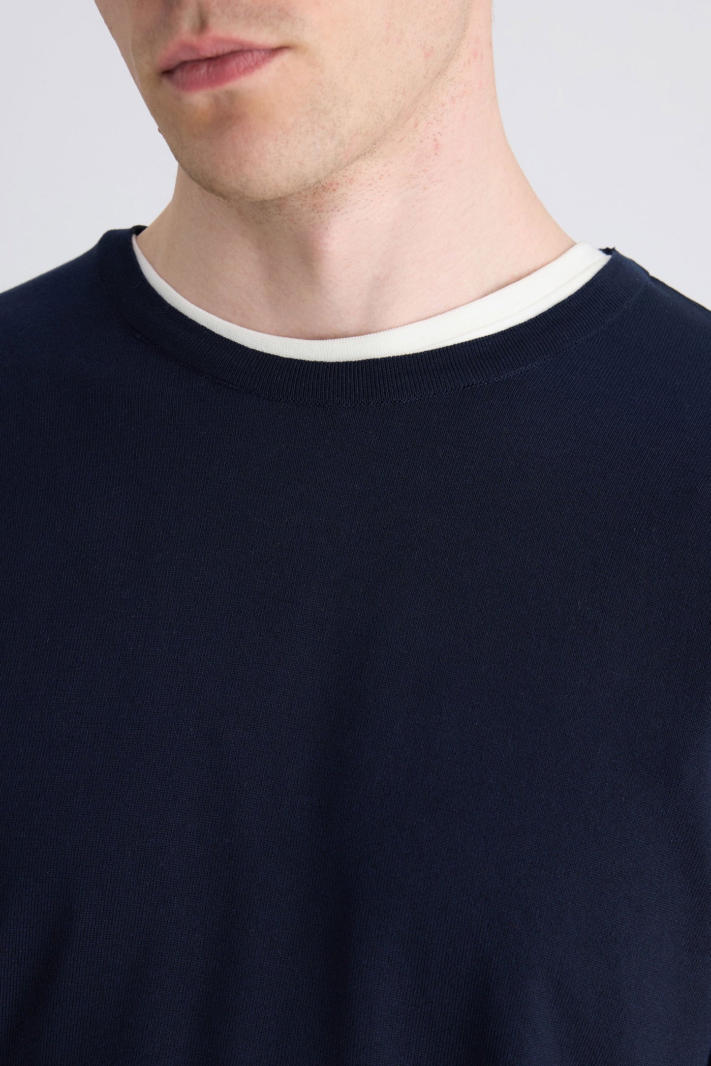 Twn Slim Fit Lacivert Kazak