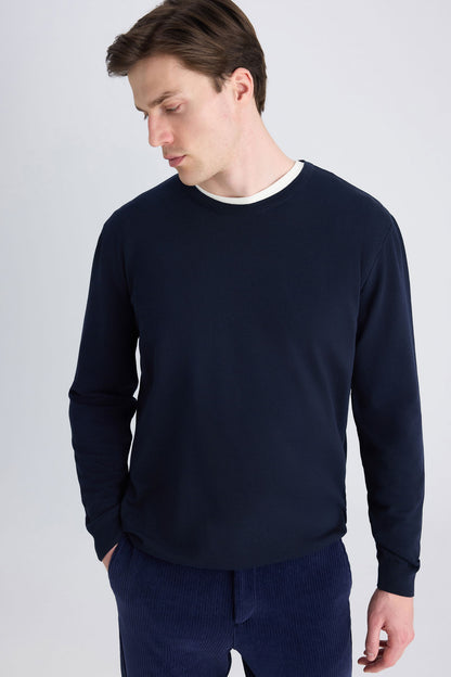 Twn Slim Fit Lacivert Kazak