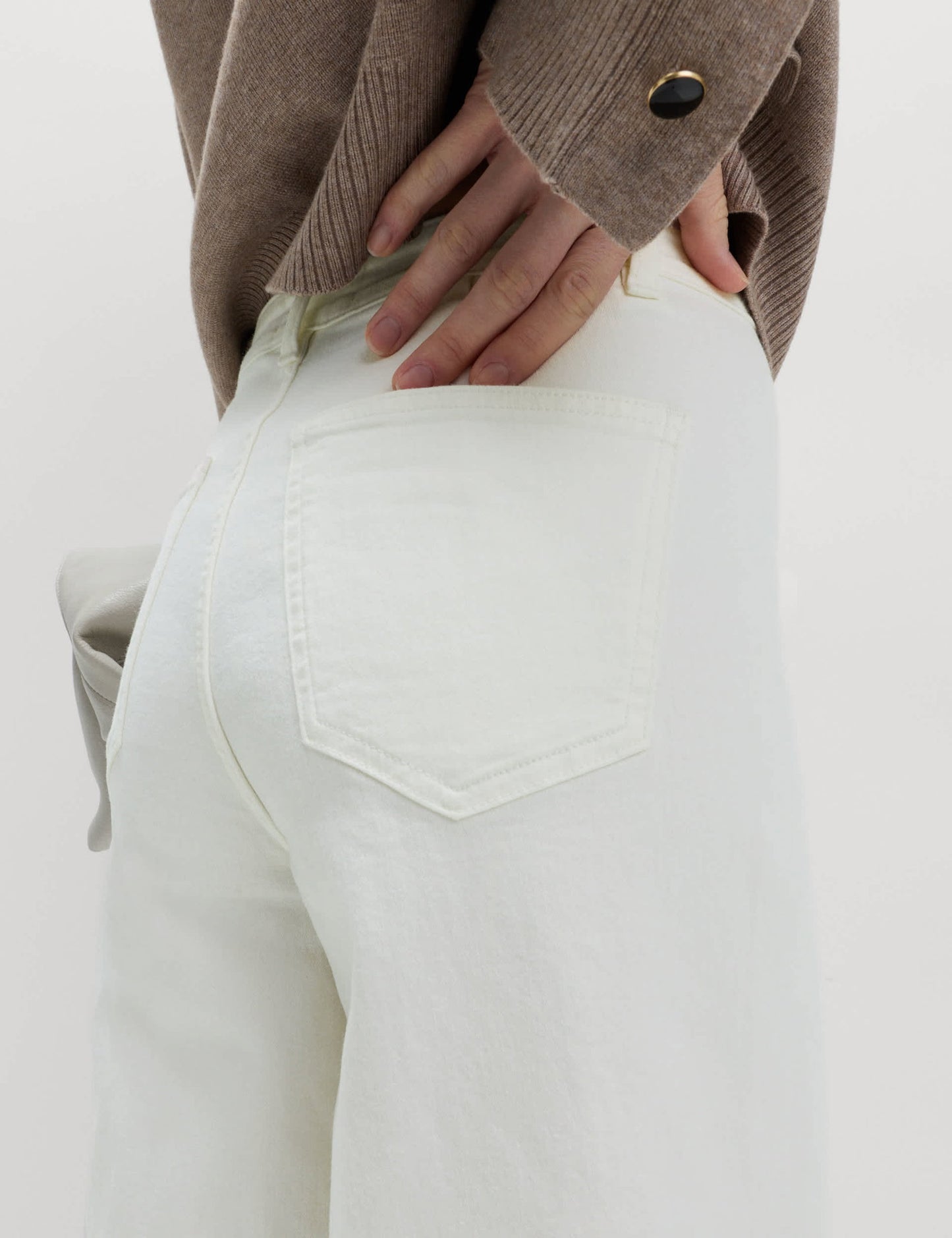Yüksek Bel Wide Leg Grazer Jean