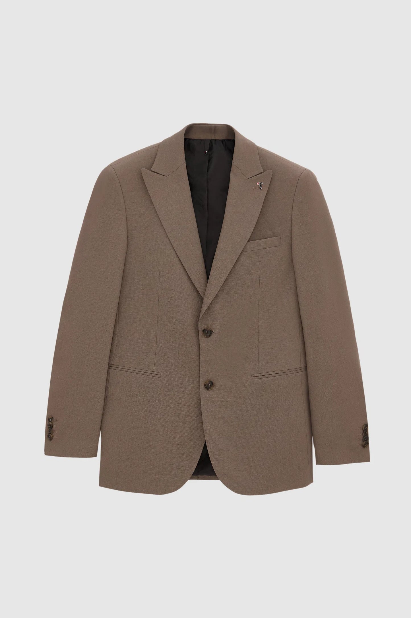 Tween Slim Fit Vizon Armürlü Takim Elbise