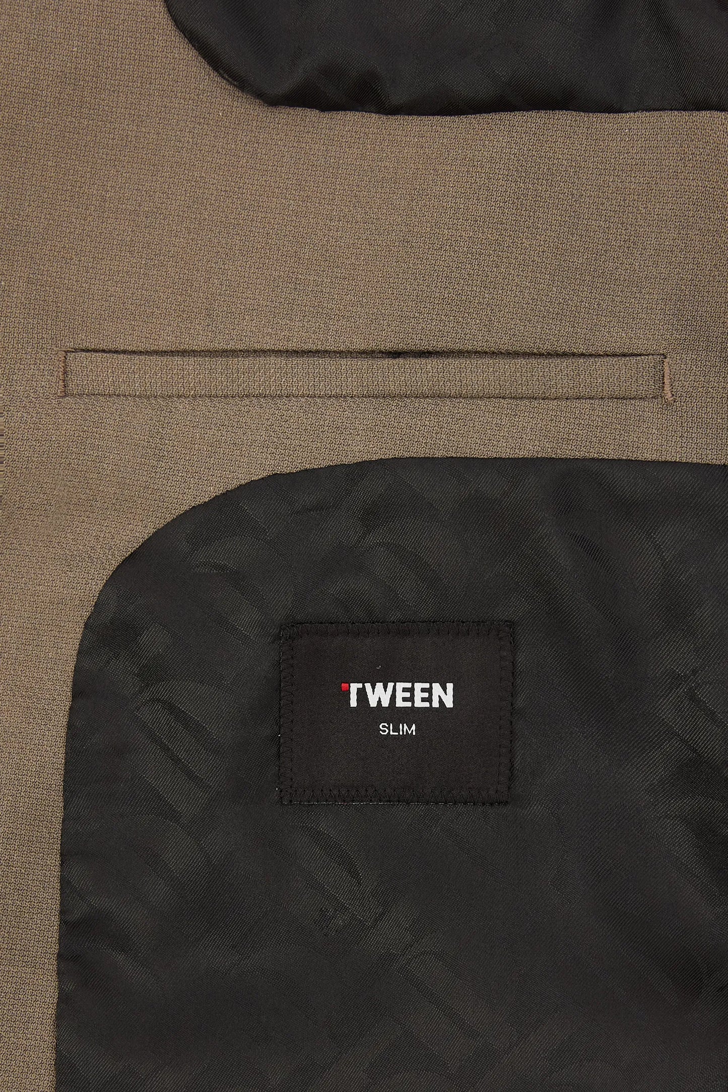 Tween Slim Fit Vizon Armürlü Takim Elbise