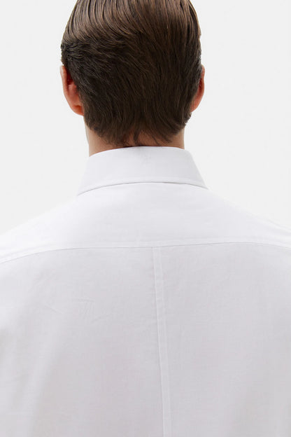 Damat Slim Fit Beyaz Desenli Gömlek