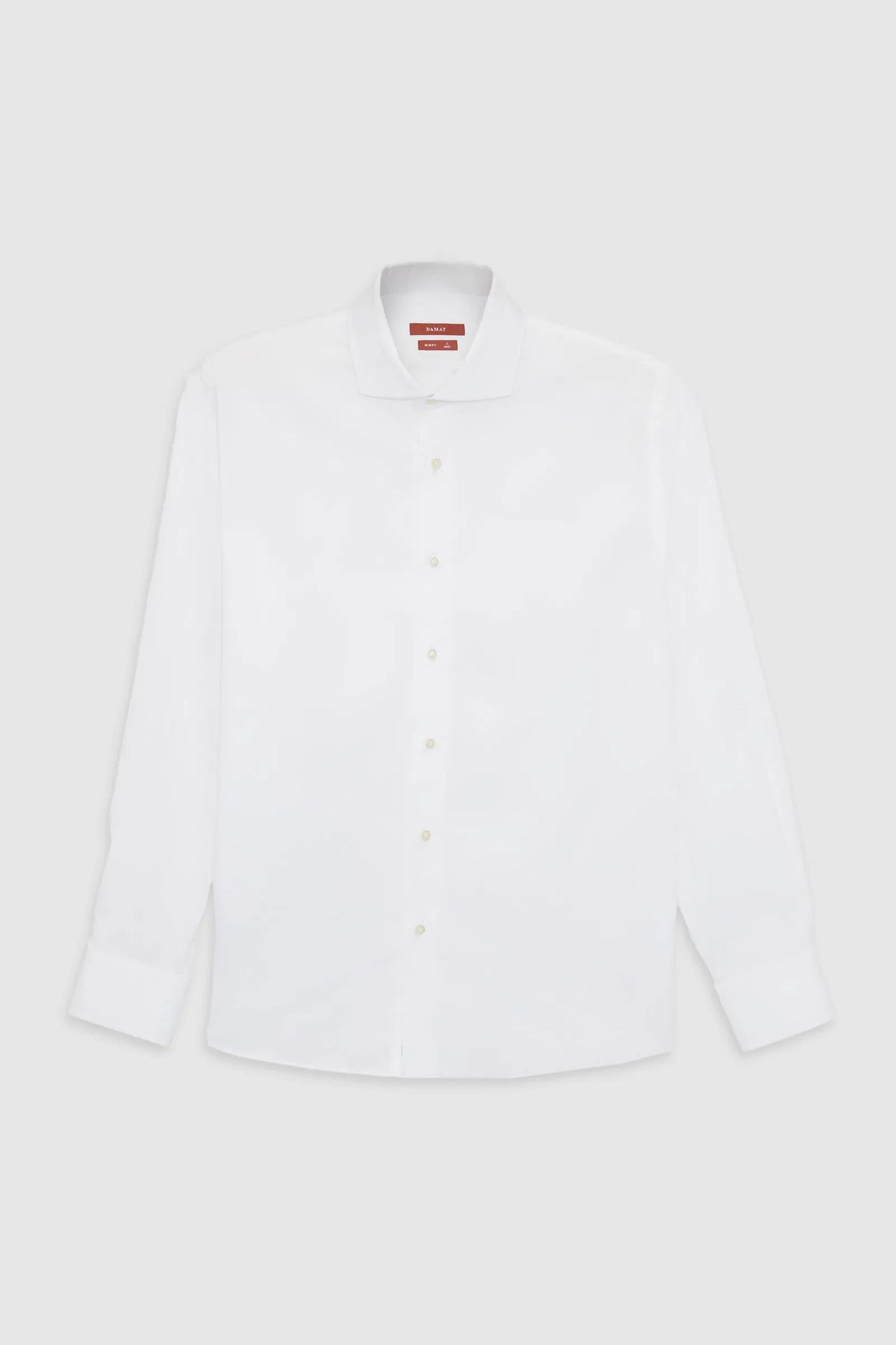 Damat Slim Fit Beyaz Desenli Gömlek