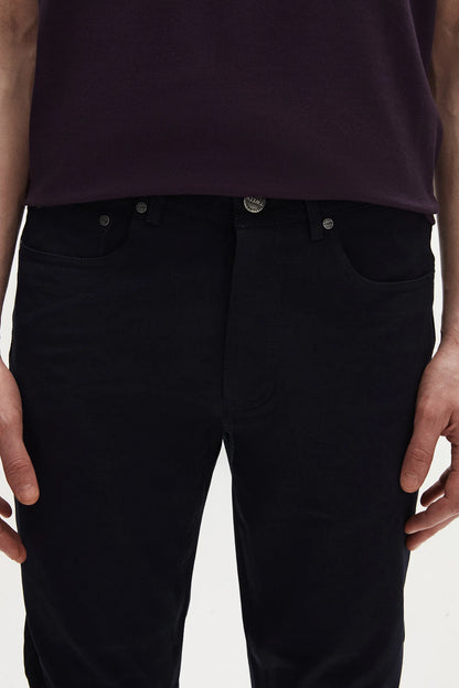 Tween Super Slim Fit Lacivert Diyagonel Chino Pantolon