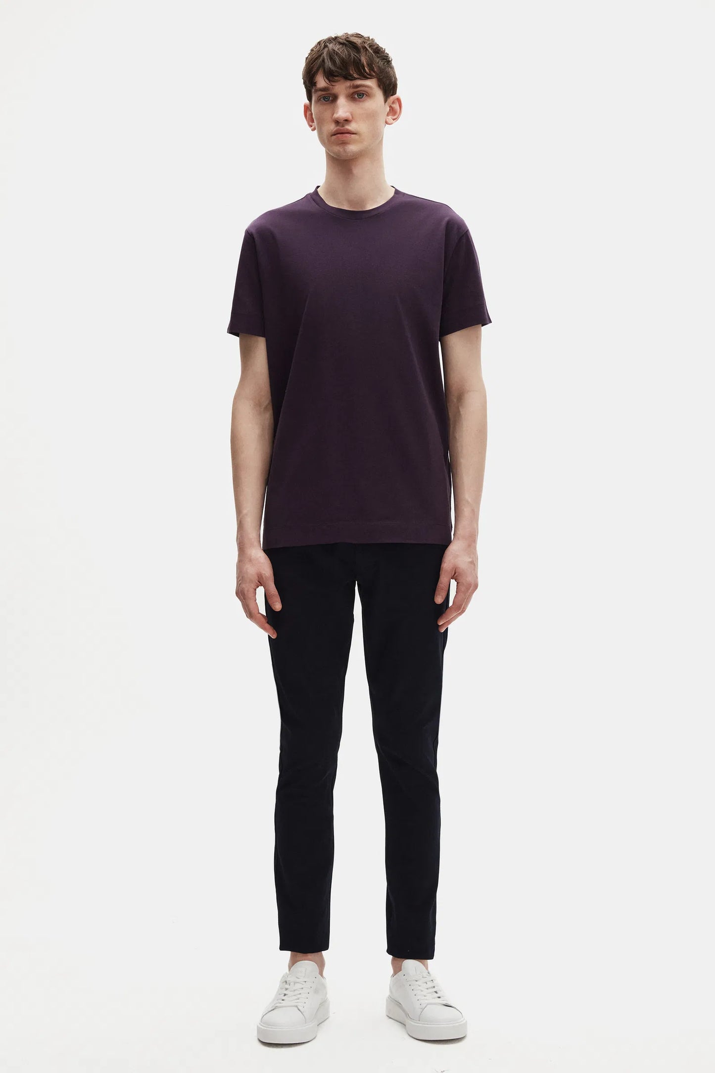 Tween Super Slim Fit Lacivert Diyagonel Chino Pantolon