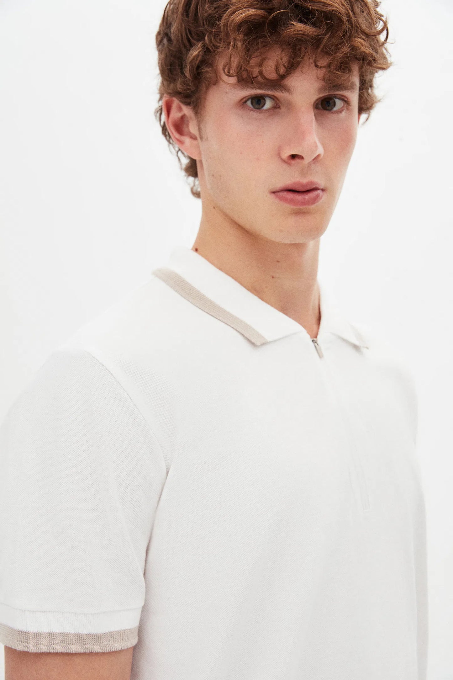 Tween Slim Fit Ekru T-shirt