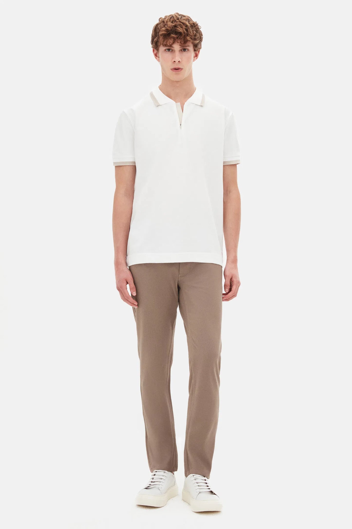 Tween Slim Fit Ekru T-shirt