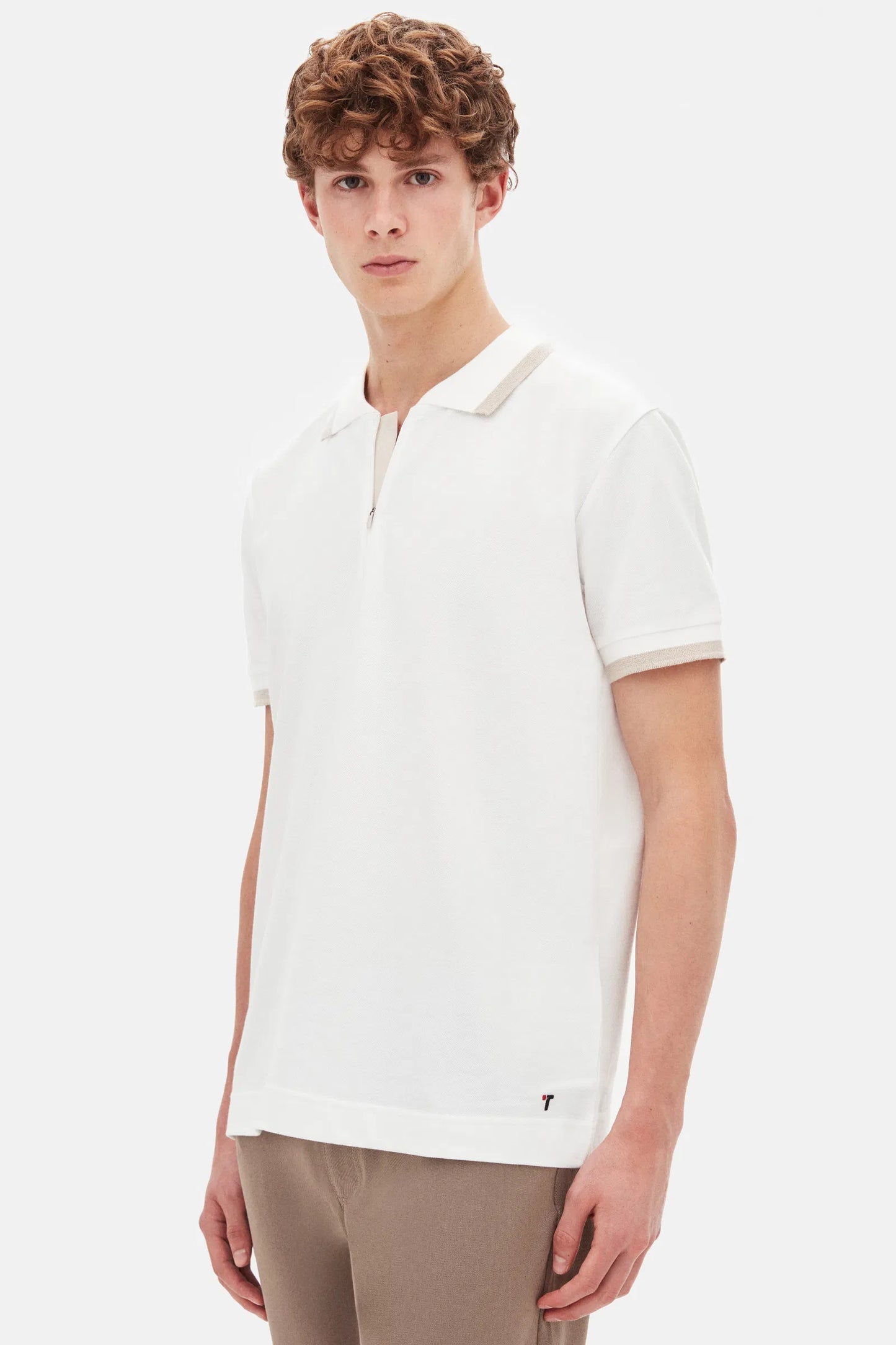 Tween Slim Fit Ekru T-shirt