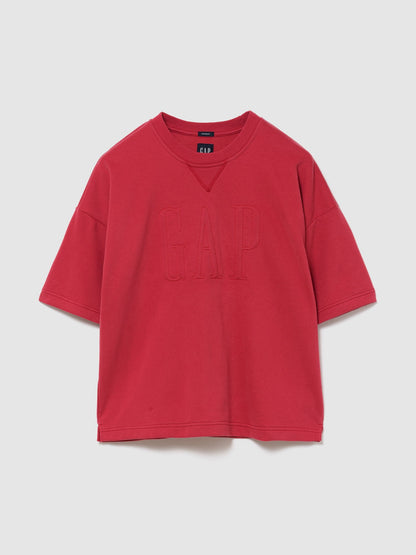 Gri Vintagesoft Terry Oversize Logo Sweatshirt