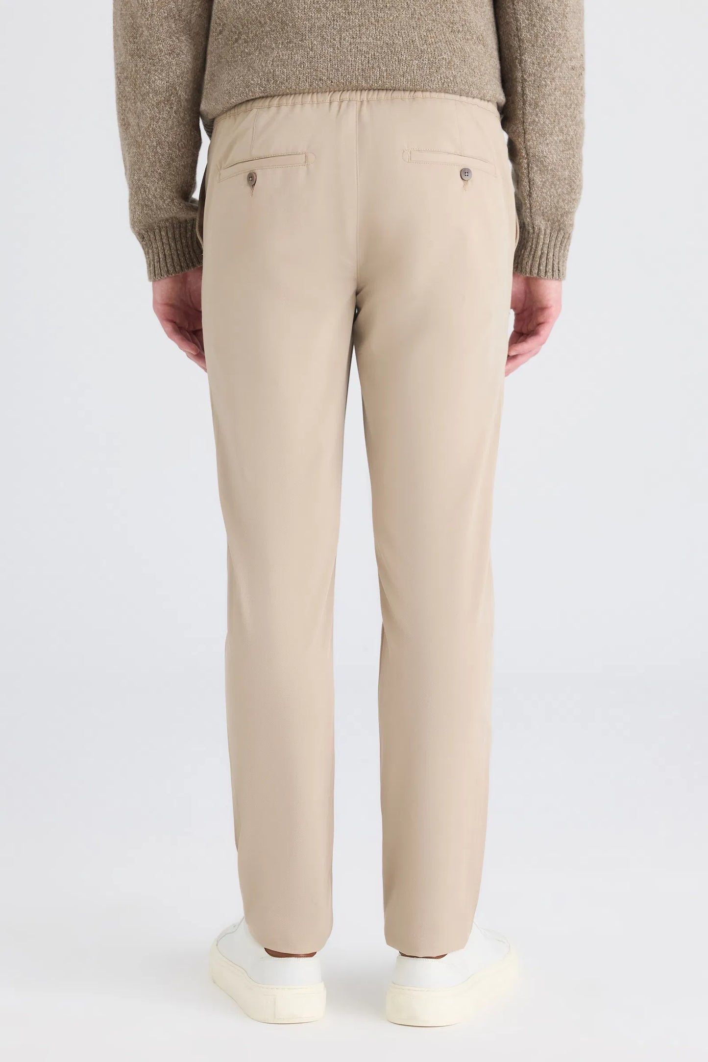 Ds Damat Relaxed Fit (pilesiz) Bej Armürlü Jogger Pantolon