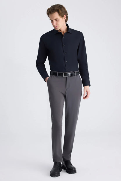 Twn Relaxed Fit Lacivert Düz Jogger Pantolon