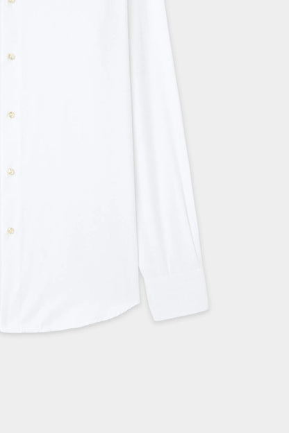 Ds Damat Regular Fit Beyaz Armürlü Gömlek