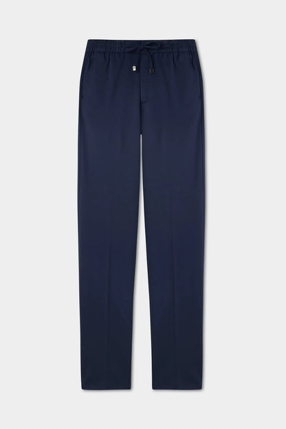 Ds Damat Relaxed Fit (pilesiz) Lacivert Armürlü Jogger Pantolon