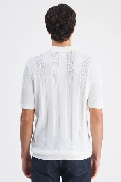 Twn Slim Fit Ekru Kazak
