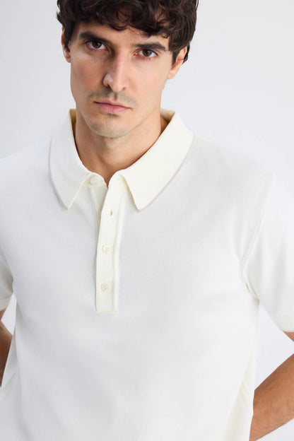 Ds Damat Regular Fit Ekru Düz Örgü Kazak