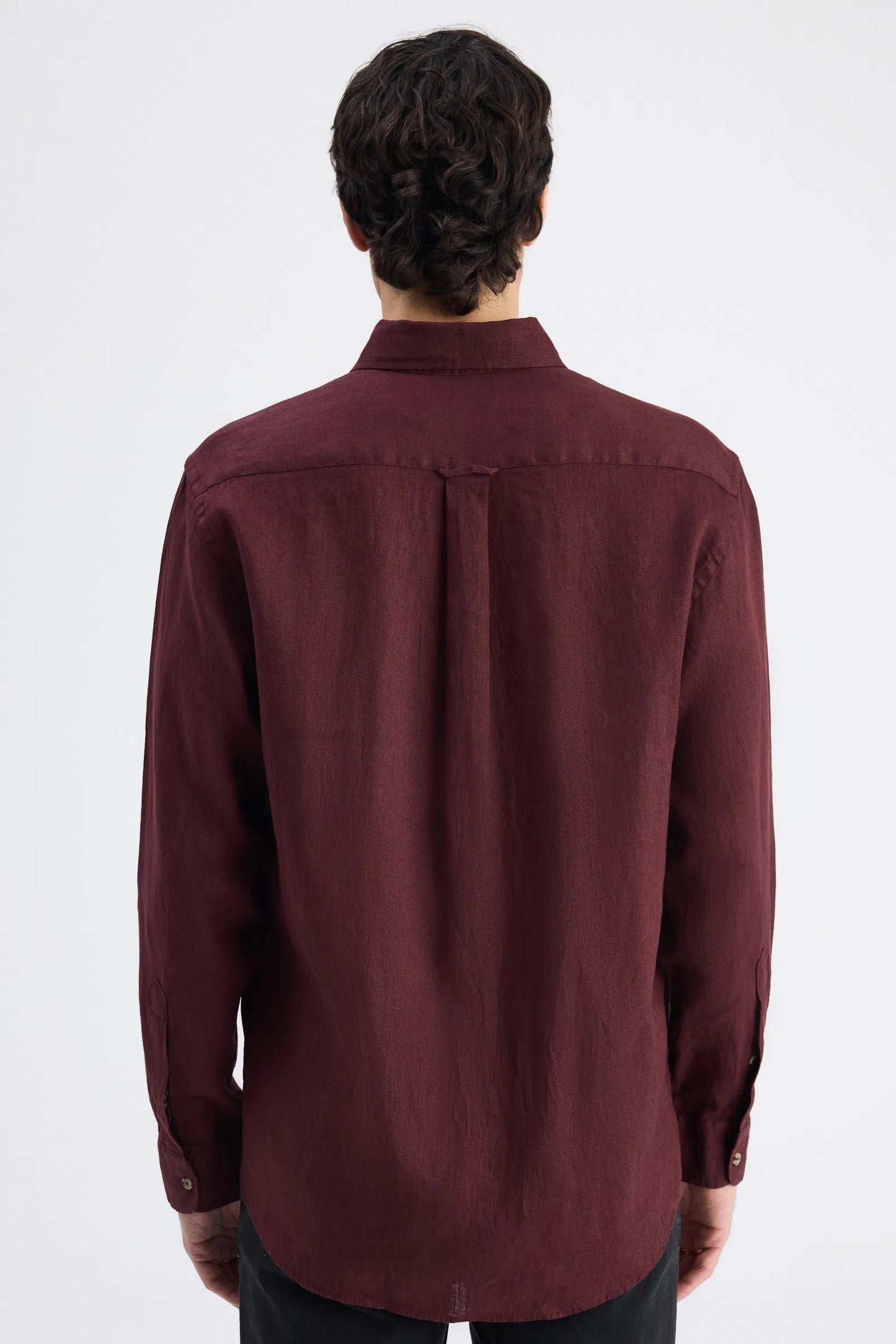 Ds Damat Comfort Bordo Düz Gömlek