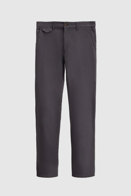Twn Slim Fit Antrasit Armürlü Chino Pantolon