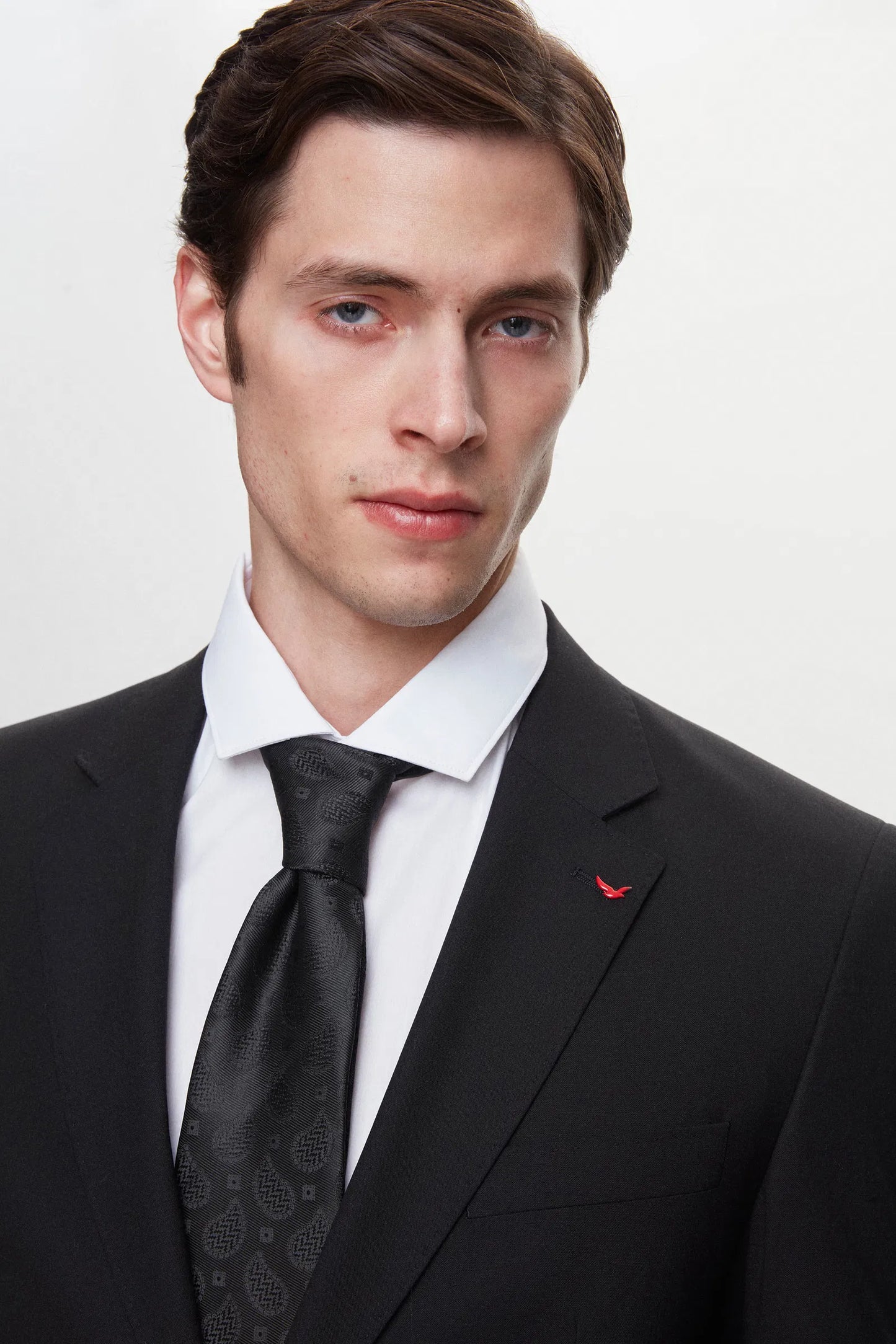 Ds Damat Regular Fit Siyah Düz Travel Takim Elbise