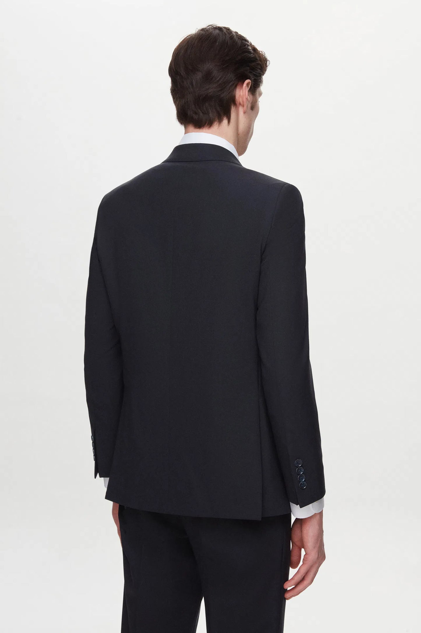 Ds Damat Regular Fit Siyah Düz Travel Takim Elbise
