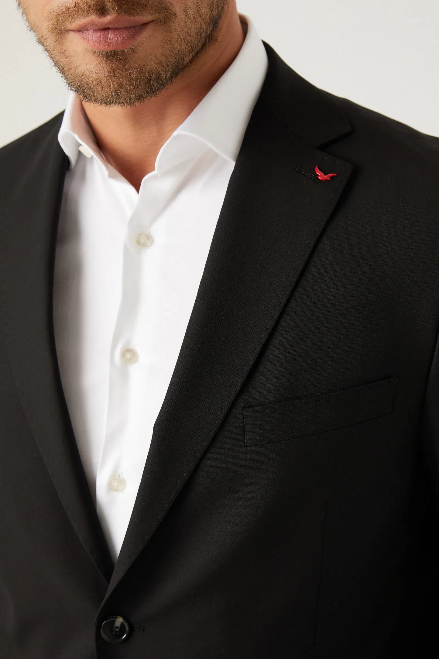 Ds Damat Comfort Fit Siyah Düz Takim Elbise