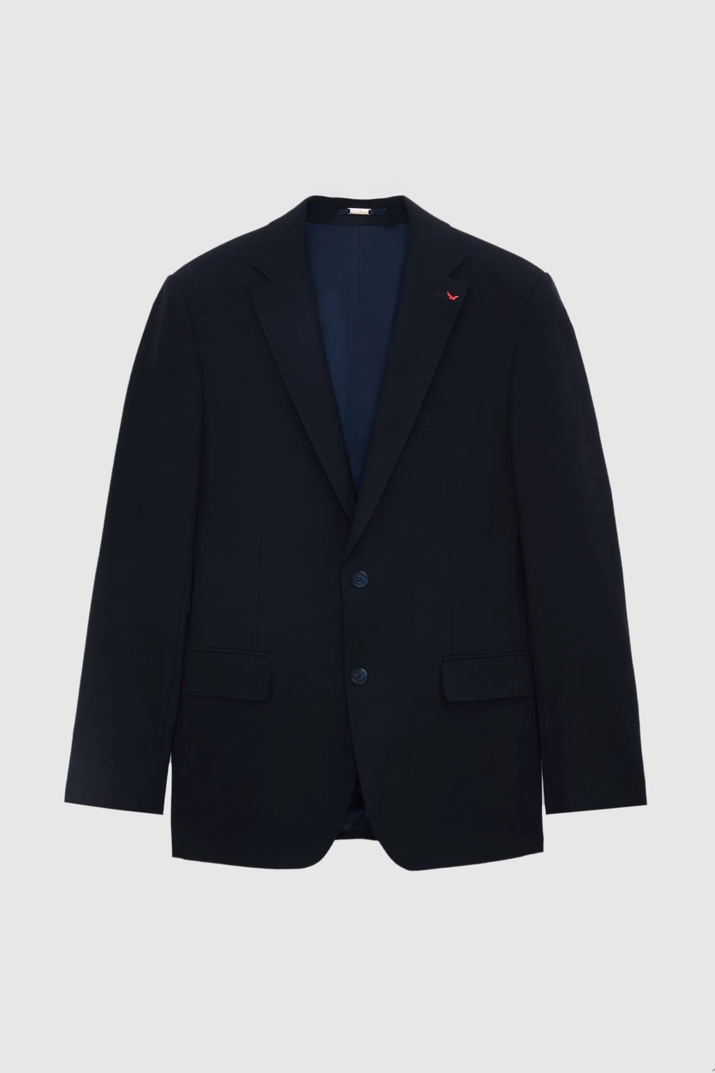Ds Damat Slim Fit Koyu Lacivert Düz Travel Takim Elbise