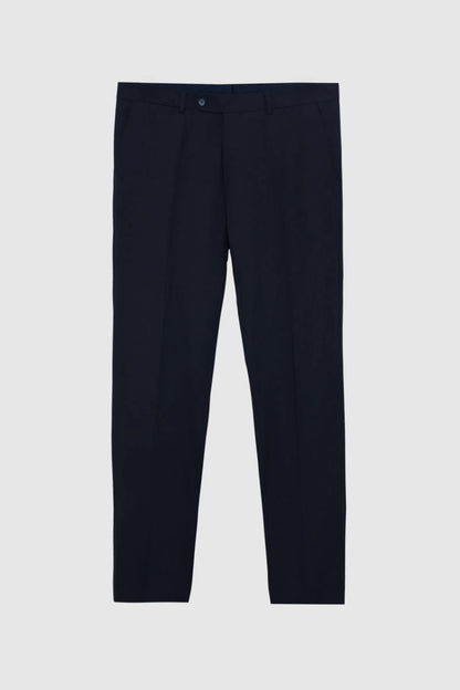 Ds Damat Slim Fit Koyu Lacivert Düz Travel Takim Elbise