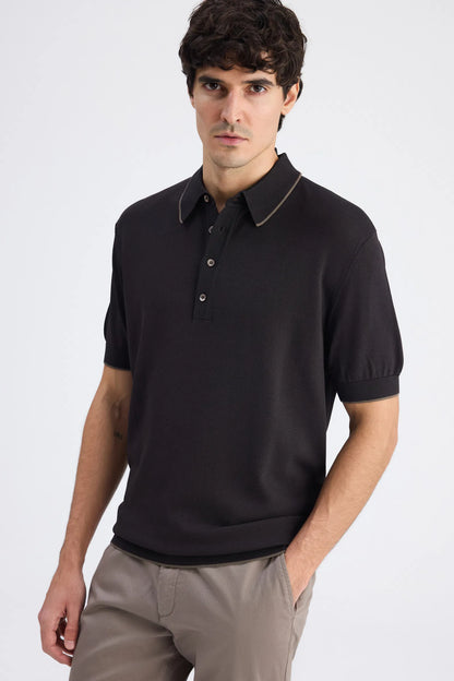 Ds Damat Regular Fit Kahverengi Düz Örgü Kazak
