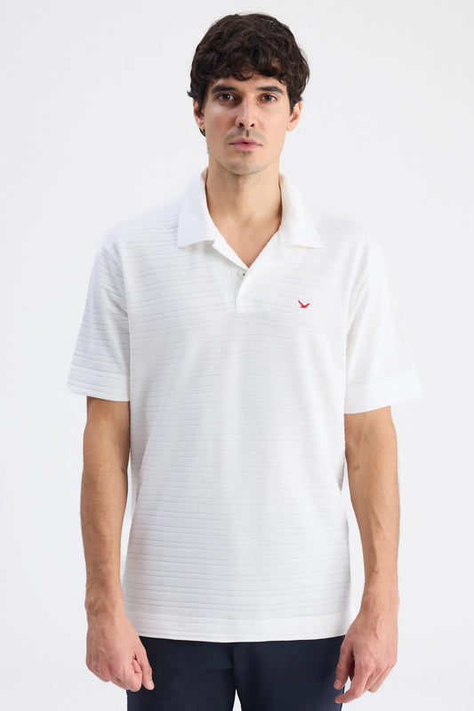 Ds Damat Regular Fit Ekru Düz T-shirt
