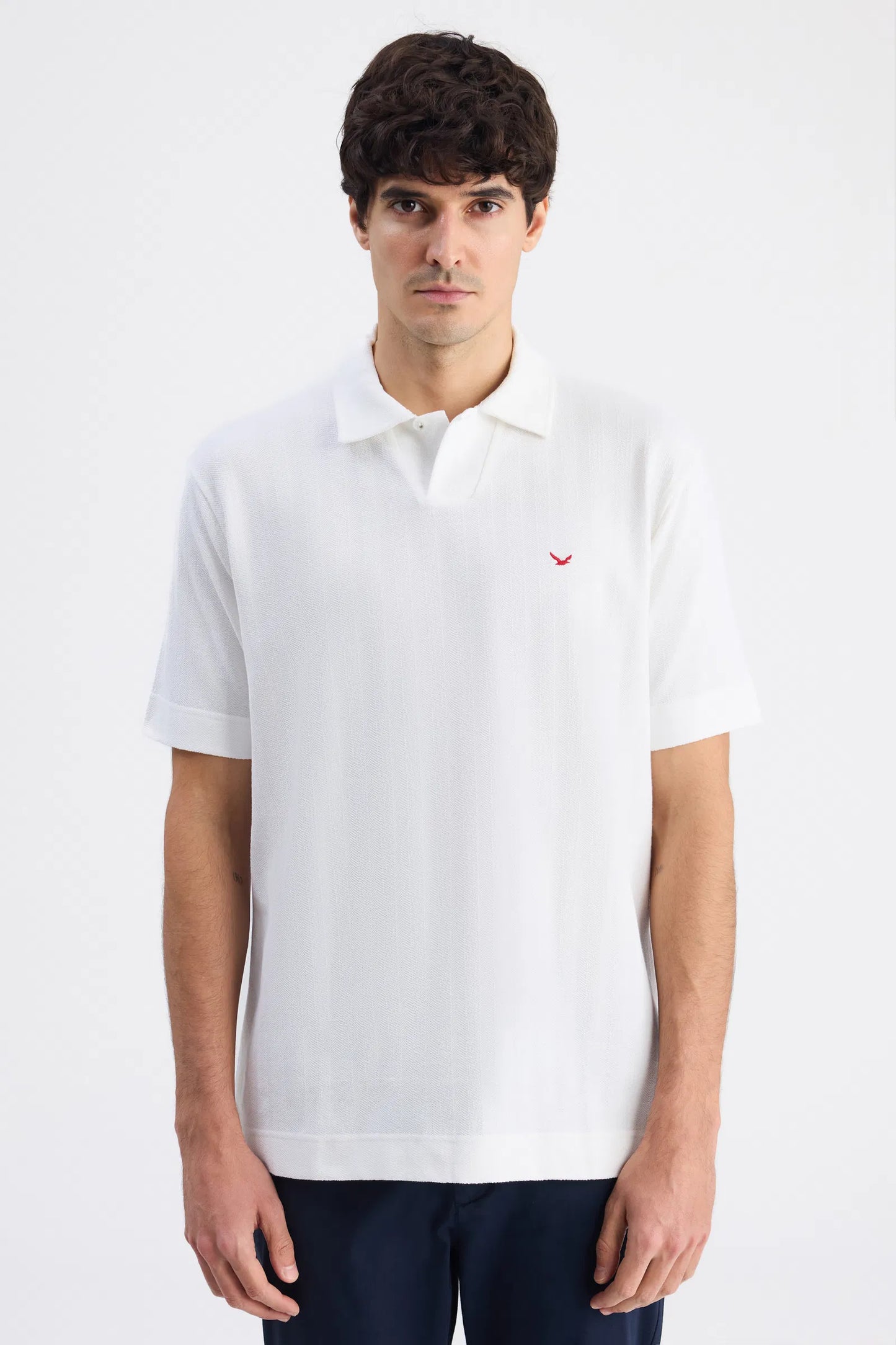 Ds Damat Regular Fit Ekru Düz T-shirt