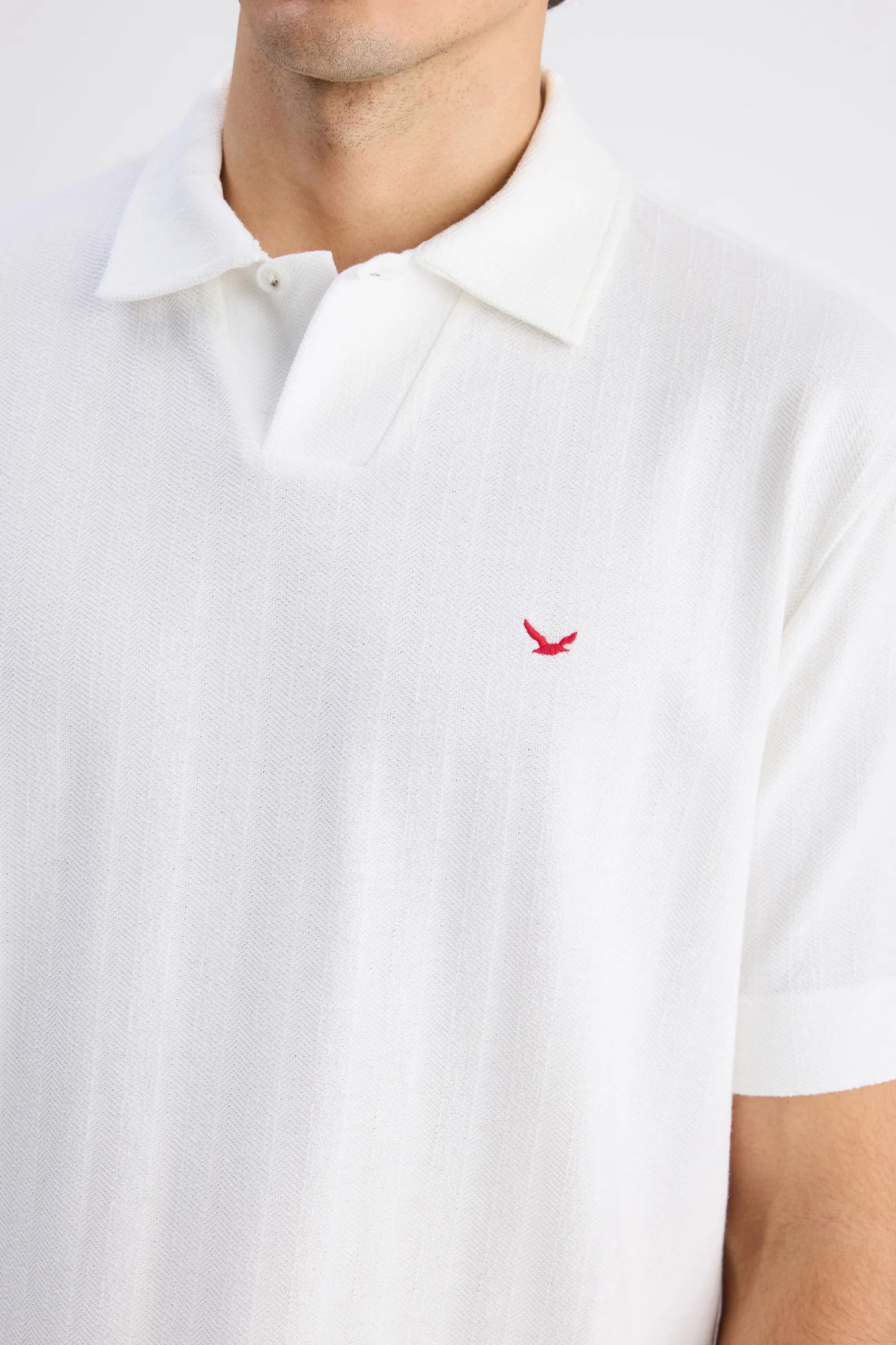 Ds Damat Regular Fit Ekru Düz T-shirt