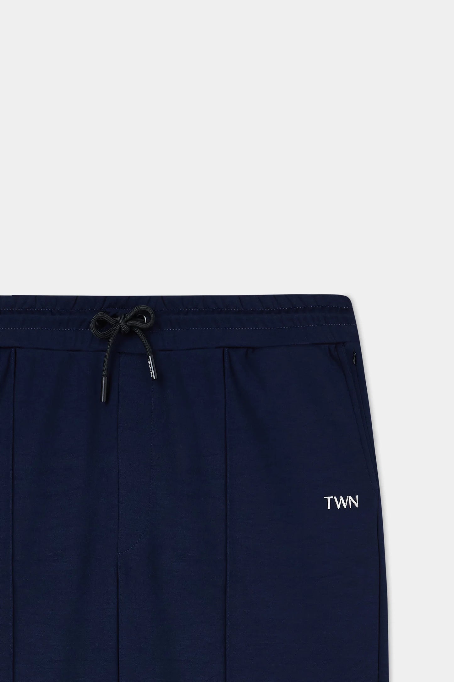 Twn Slim Fit Lacivert Düz Örme Şort