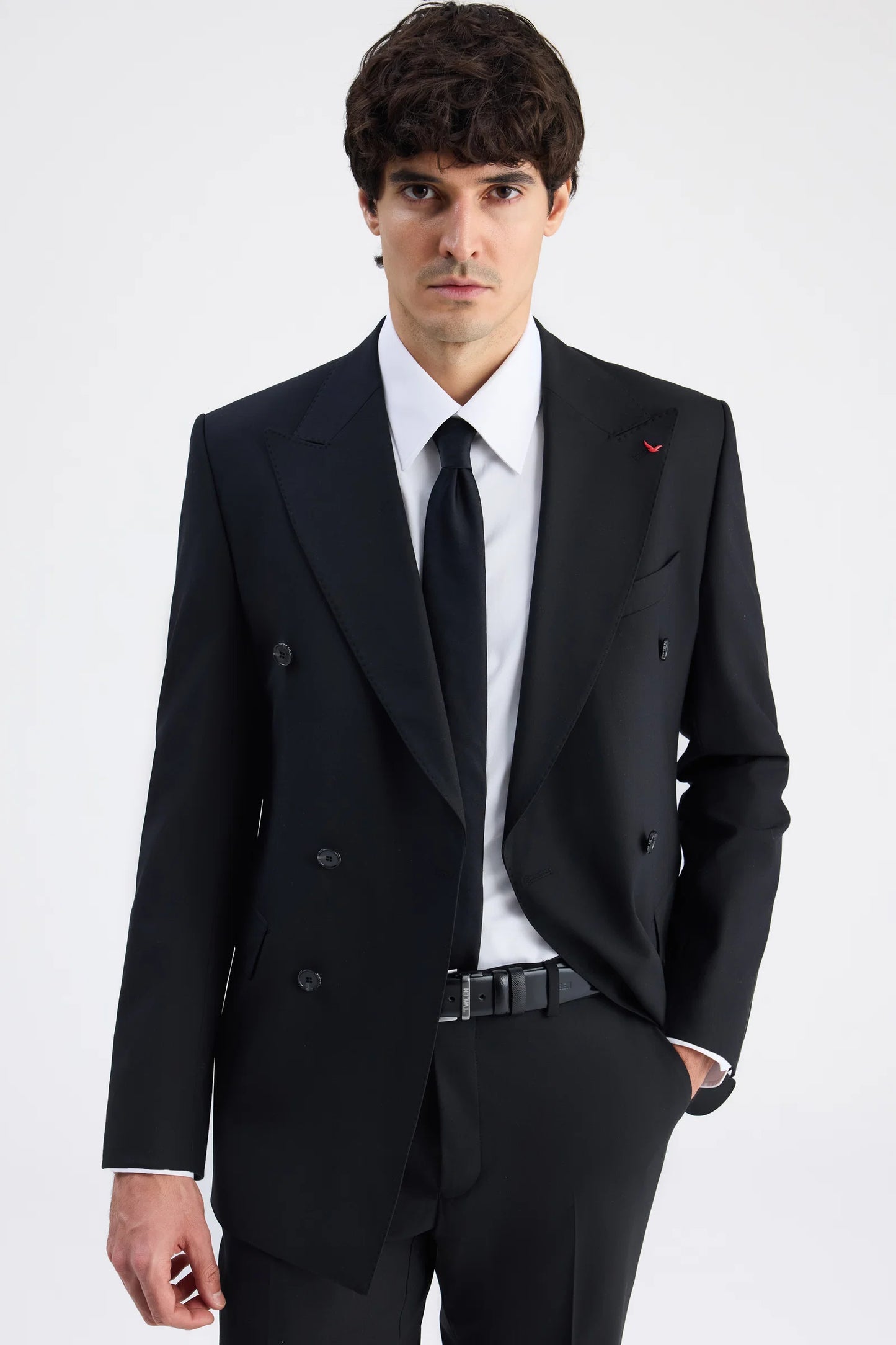 Ds Damat Regular Fit Siyah Düz Takim Elbise