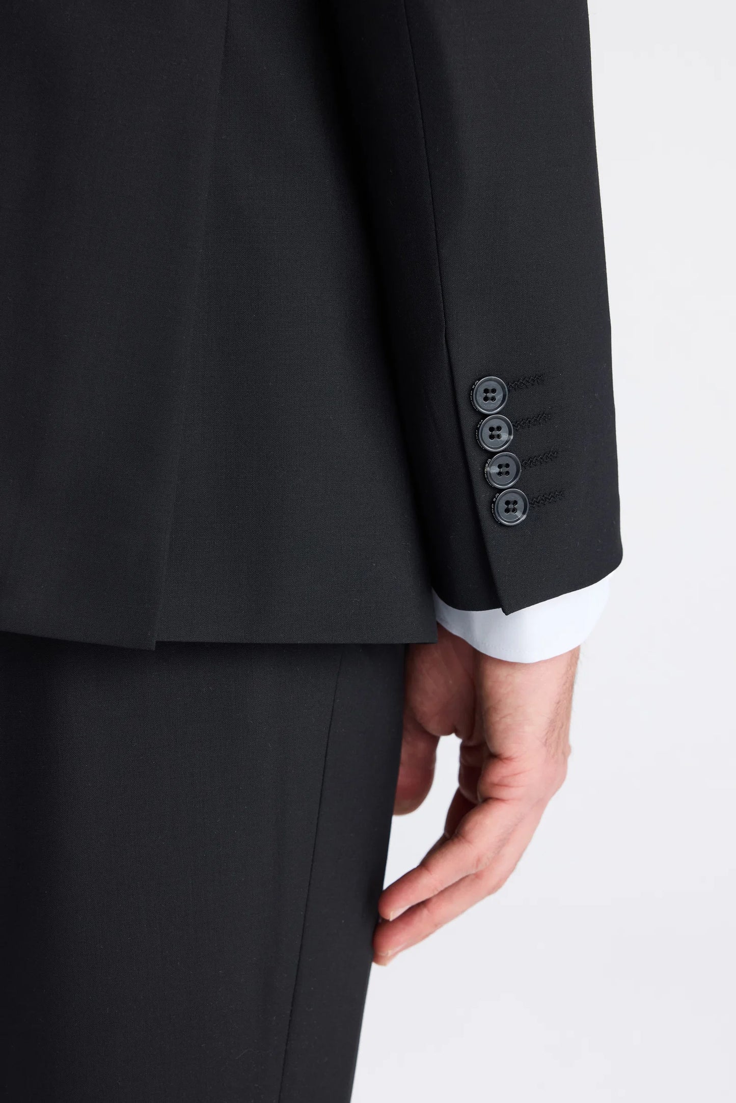 Ds Damat Regular Fit Siyah Düz Takim Elbise