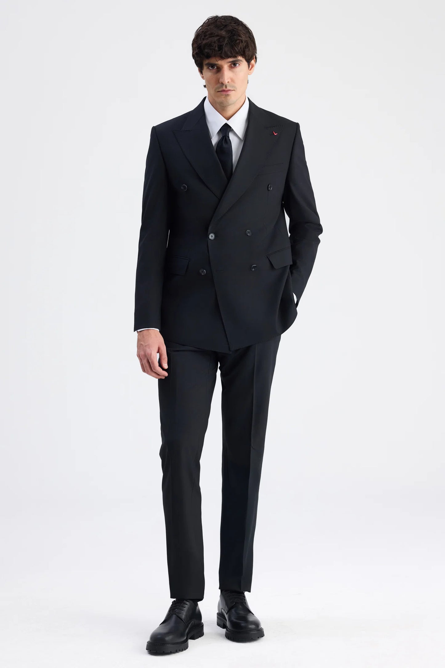 Ds Damat Regular Fit Siyah Düz Takim Elbise