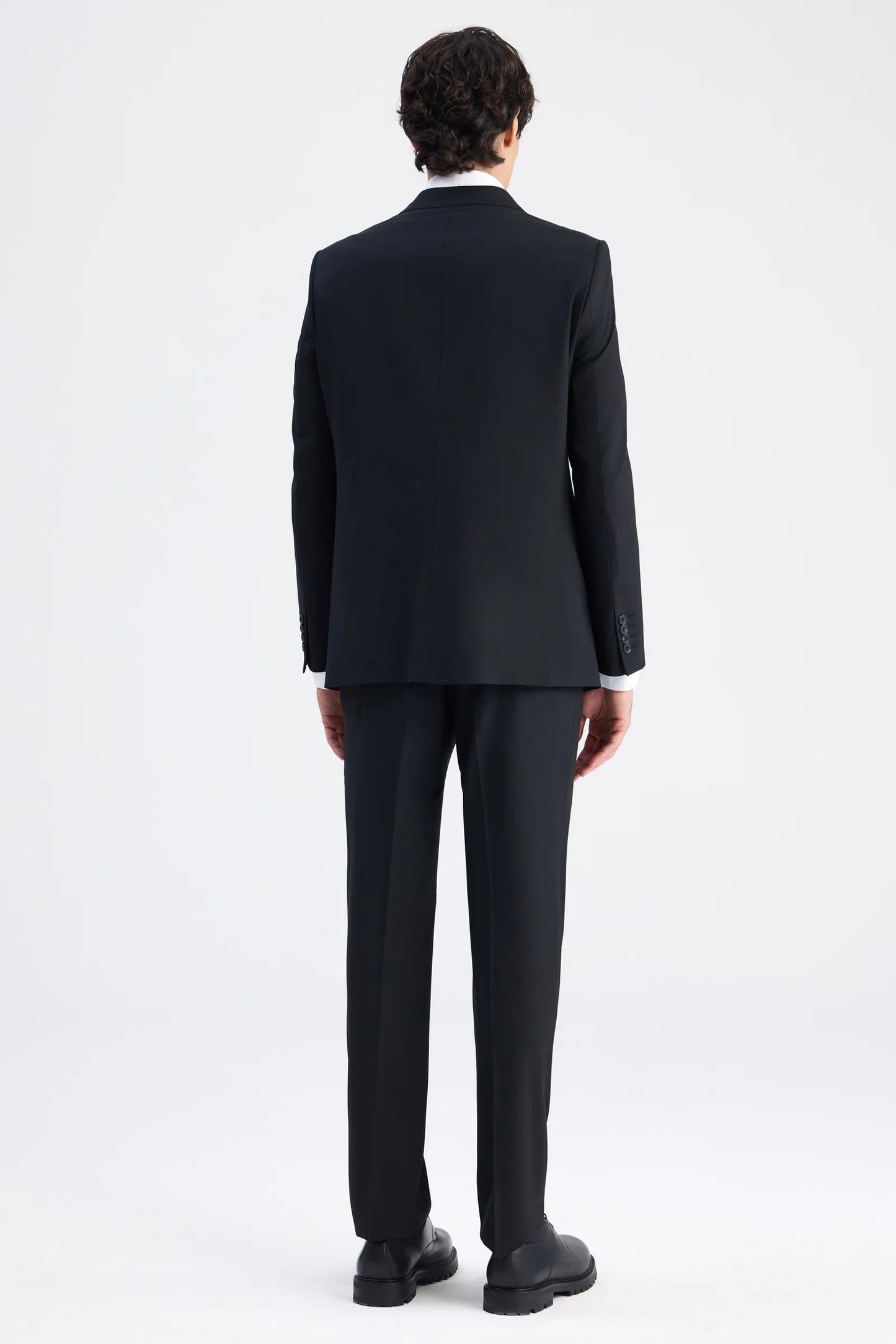 Ds Damat Regular Fit Siyah Düz Takim Elbise