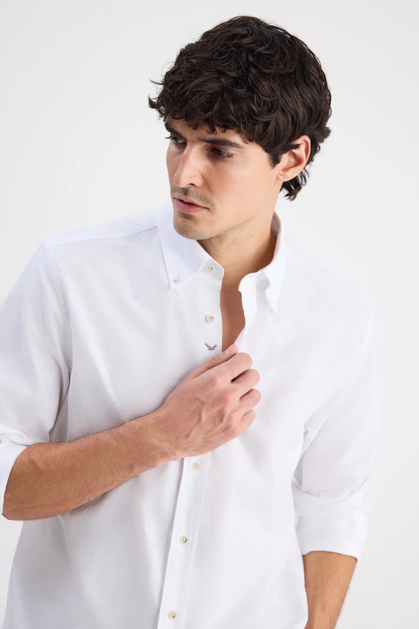 Ds Damat Comfort Beyaz Oxford Gömlek