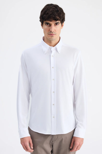 Ds Damat Comfort Beyaz Oxford Gömlek