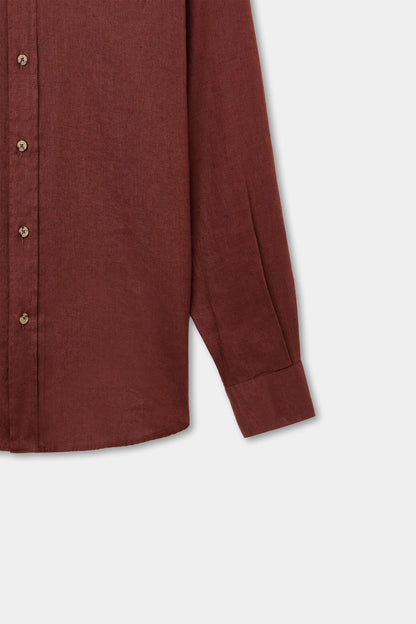 Ds Damat Comfort Pas Düz %100 Keten Gömlek