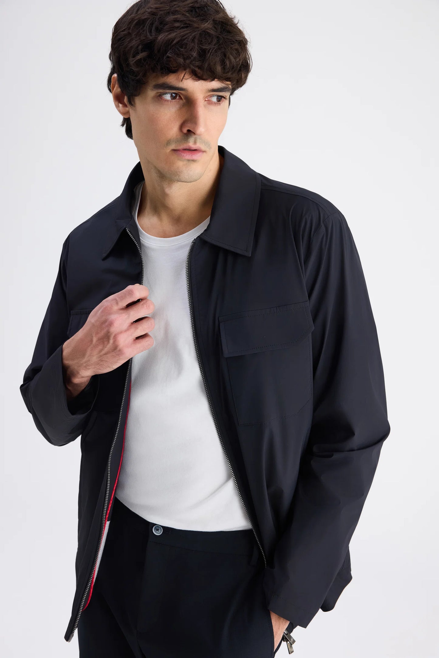 Ds Damat Regular Fit Siyah Düz Mont