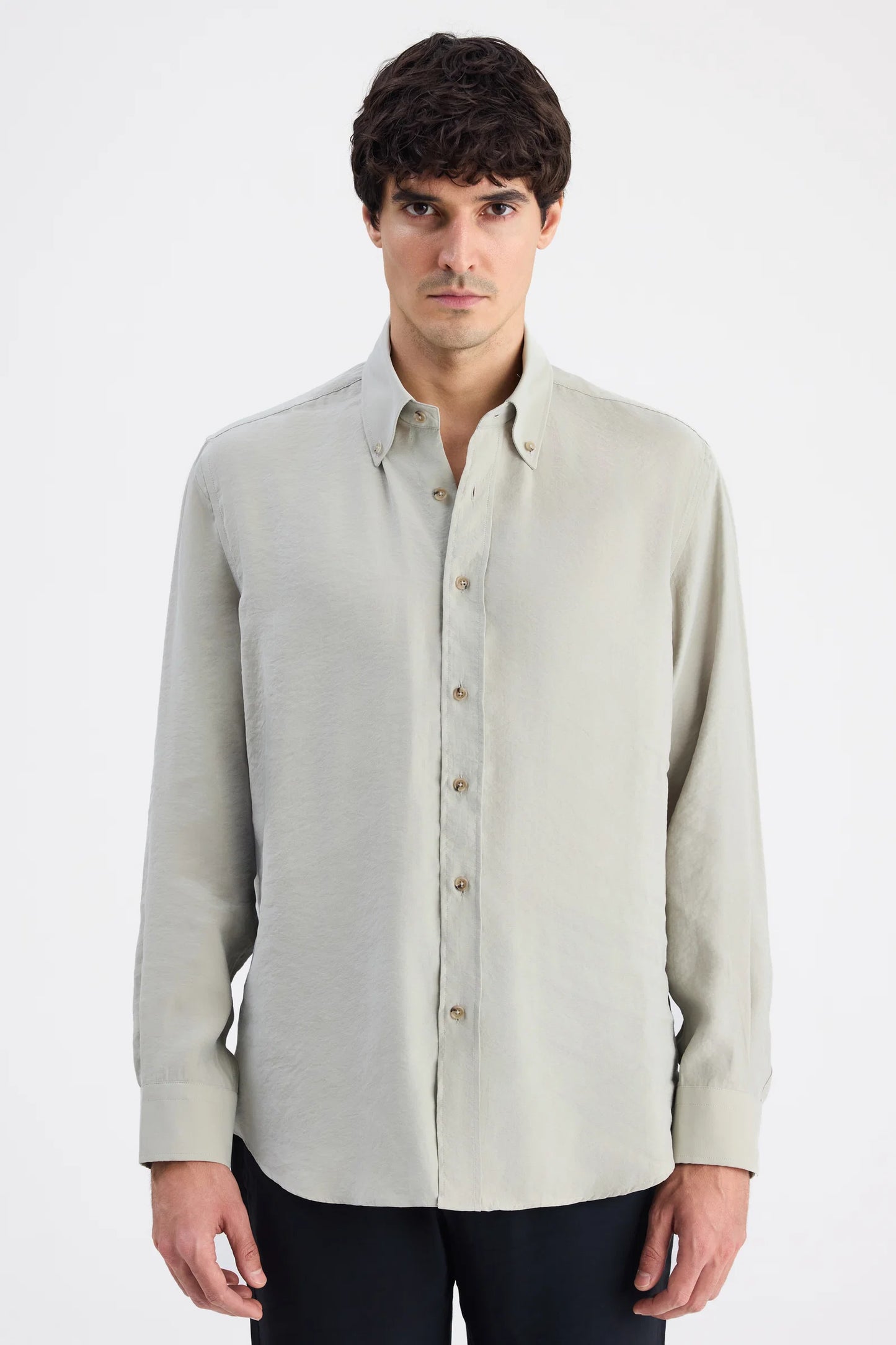 Ds Damat Comfort Mint Düz Gömlek
