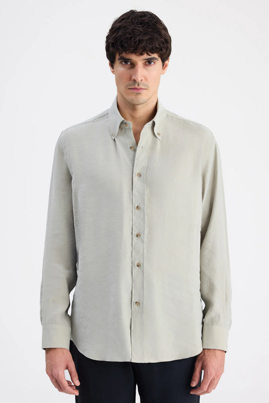 Ds Damat Comfort Mint Düz Gömlek