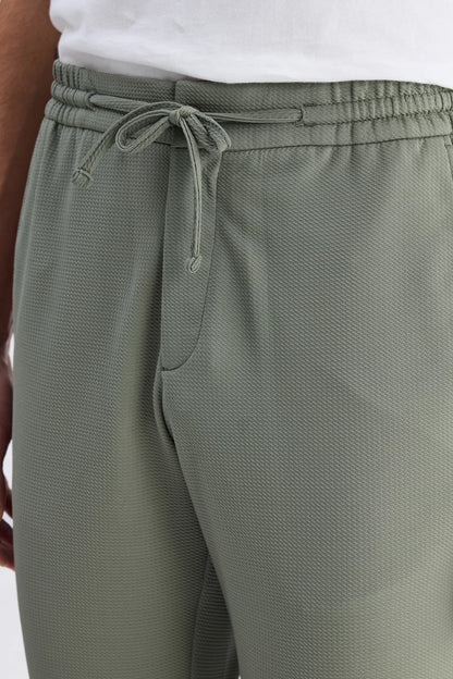 Twn Slim Fit Haki Armürlü Jogger Pantolon