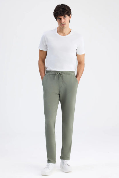Twn Slim Fit Haki Armürlü Jogger Pantolon