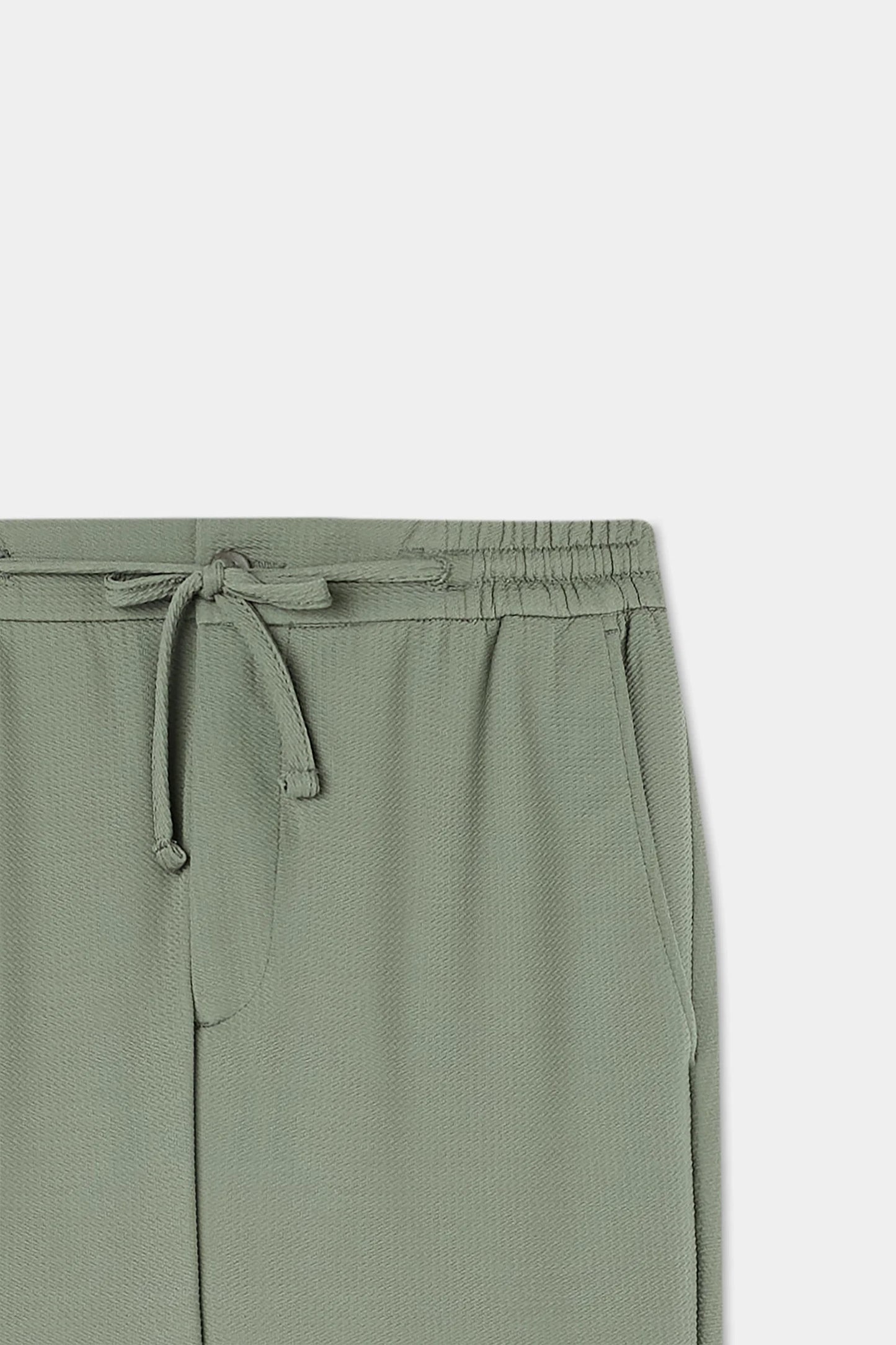 Twn Slim Fit Haki Armürlü Jogger Pantolon